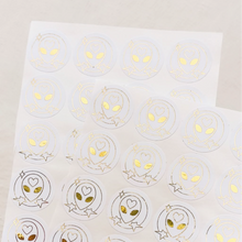 Cargar imagen en el visor de la galería, Stickers con foil acabado metálico
