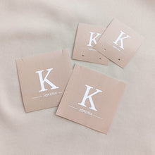 Cargar imagen en el visor de la galería, Cartoncito joyería para arete y collar