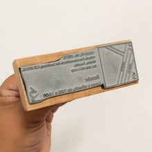 Cargar imagen en el visor de la galería, Sello de madera