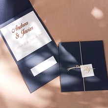 Cargar imagen en el visor de la galería, Invitación tipo carpeta modelo 7