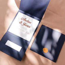 Cargar imagen en el visor de la galería, Invitación tipo carpeta modelo 7