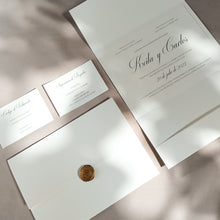 Cargar imagen en el visor de la galería, Invitación tipo carpeta con solapa mod.4