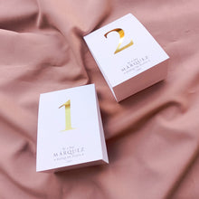 Cargar imagen en el visor de la galería, Menú o número de mesa tipo A con base