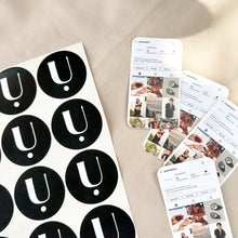 Cargar imagen en el visor de la galería, Insta card + stickers