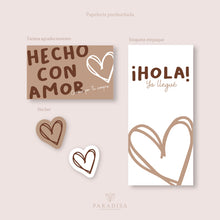 Cargar imagen en el visor de la galería, Diseños set de agradecimiento, sticker y etiqueta para empaque