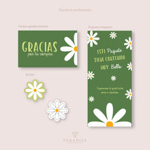 Cargar imagen en el visor de la galería, Diseños set de agradecimiento, sticker y etiqueta para empaque