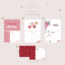 Cargar imagen en el visor de la galería, Postales flores mamá