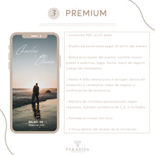 Cargar imagen en el visor de la galería, Invitación digital PDF interactivo personalizada