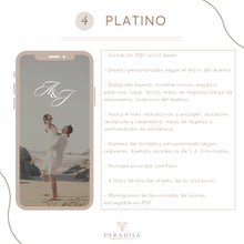 Cargar imagen en el visor de la galería, Invitación digital PDF interactivo personalizada