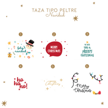 Cargar imagen en el visor de la galería, Taza peltre navidad