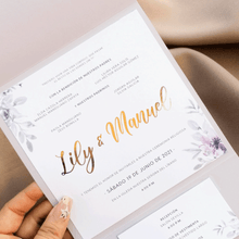 Cargar imagen en el visor de la galería, Invitación tipo carpeta mod.9