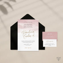 Cargar imagen en el visor de la galería, Invitación colección Acuarela "Dusty Rose"