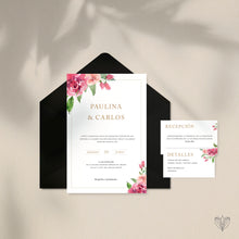 Cargar imagen en el visor de la galería, Invitación Floral 1
