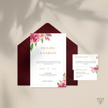 Cargar imagen en el visor de la galería, Invitación Floral 1