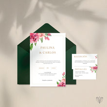 Cargar imagen en el visor de la galería, Invitación Floral 1