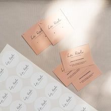 Cargar imagen en el visor de la galería, Kit joyería: cartoncitos + tarjetas + stickers