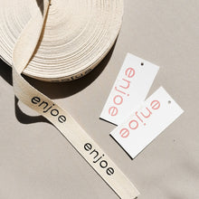 Cargar imagen en el visor de la galería, Kit: listón de algodón + tags + tarjetas