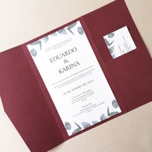 Cargar imagen en el visor de la galería, Invitación tipo tríptico mod. 5