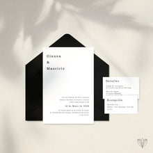 Cargar imagen en el visor de la galería, Invitación Minimal 3