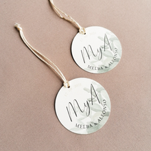 Cargar imagen en el visor de la galería, Etiquetas conlgantes circulares