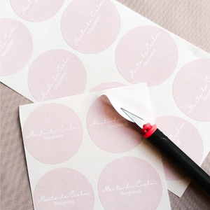 Tarjetas de lealtad con sello + stickers