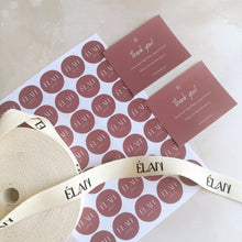 Cargar imagen en el visor de la galería, Kit: listón algodón + stickers + tarjetas
