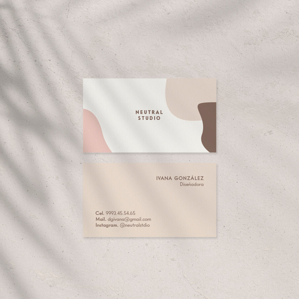 Diseño de tarjetas de presentación