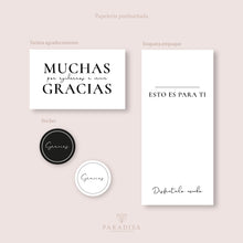 Cargar imagen en el visor de la galería, Diseños set de agradecimiento, sticker y etiqueta para empaque
