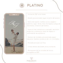 Cargar imagen en el visor de la galería, Invitación digital PDF interactivo personalizada
