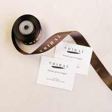 Cargar imagen en el visor de la galería, Kit: listón satinado + tarjetas + stickers
