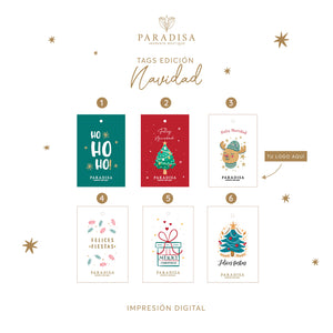 Tags navideños